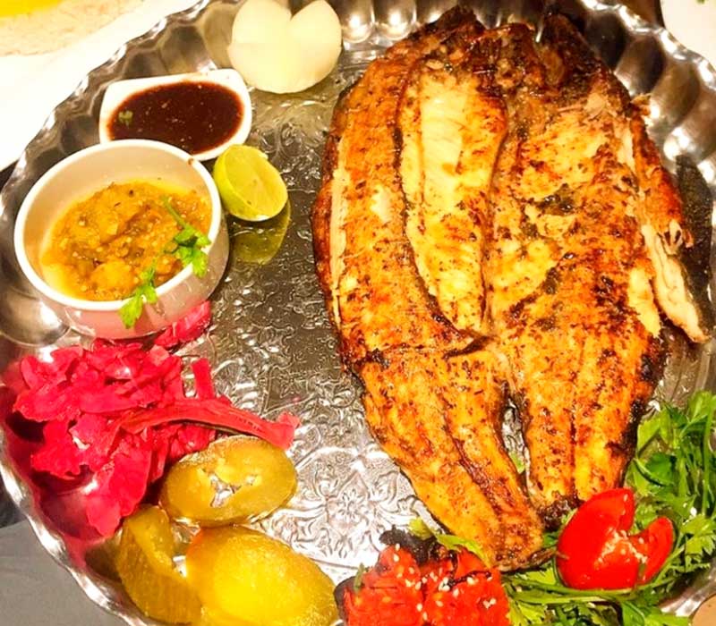 Grilled Kurdish fish