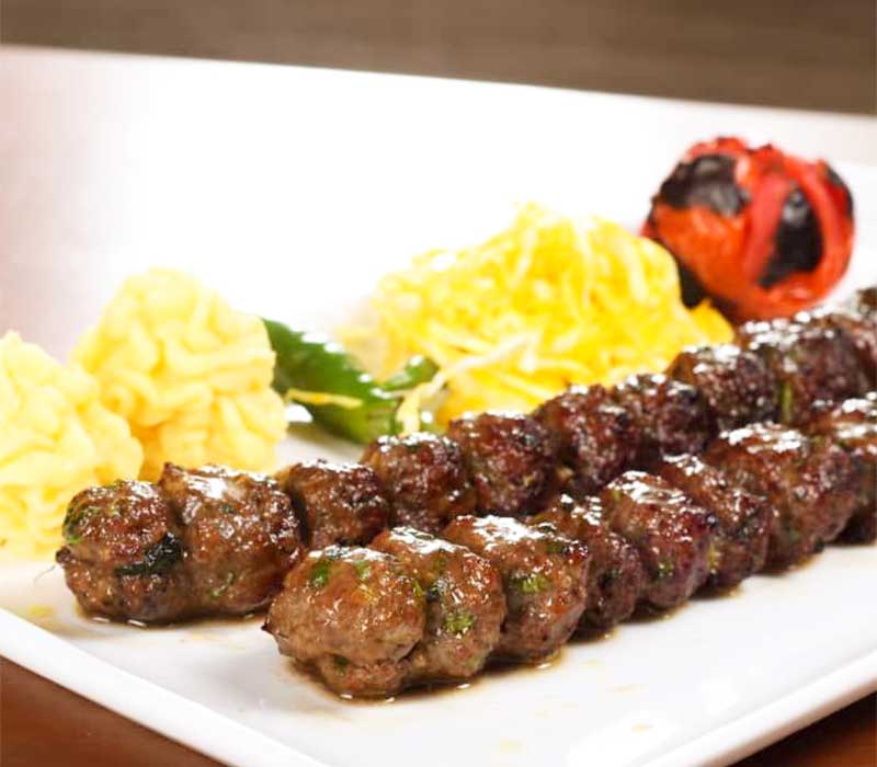 Spicy Lebanese kebab (2 skewers) 220 g