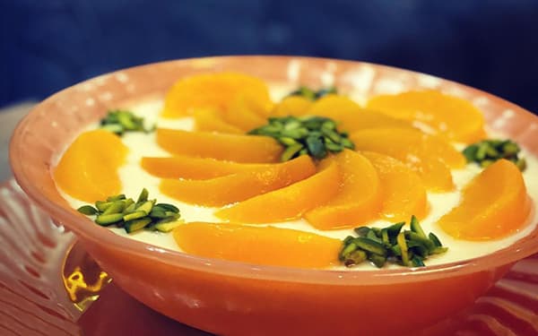 طرز تهیه یک دسر سالم با هلو