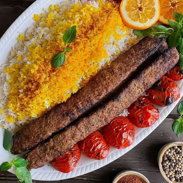 Grilled kebab (2 skewers) 200 g