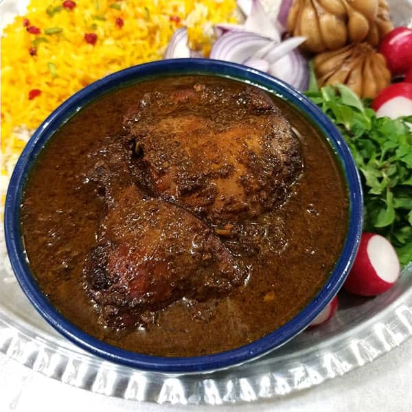 Chelo stewed fesenjoun