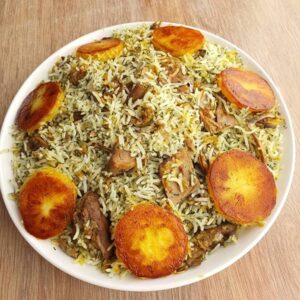 أرز بالأعشاب مع التونة